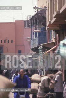 ( MAROCCO ) MARRAKECH :  -  QUARTIERE EBRAICO DELLA MELLAH   - © 1996 Graziano Arici/Rosebud2 / GEO / EBREI