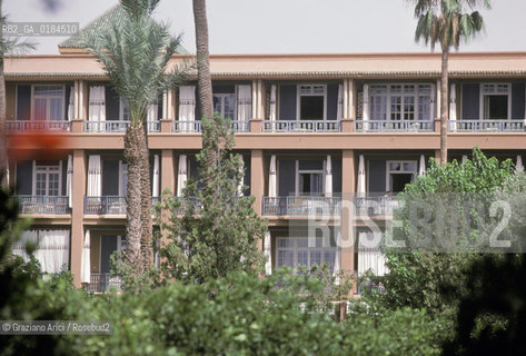 ( MAROCCO ) MARRAKECH :  -  HOTEL LA MAMOUNIA  - © 1996 Graziano Arici/Rosebud2 / GEO