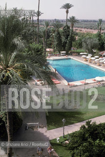 ( MAROCCO ) MARRAKECH :  -  HOTEL LA MAMOUNIA  - © 1996 Graziano Arici/Rosebud2 / GEO