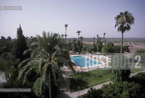 ( MAROCCO ) MARRAKECH :  -  HOTEL LA MAMOUNIA  - © 1996 Graziano Arici/Rosebud2 / GEO