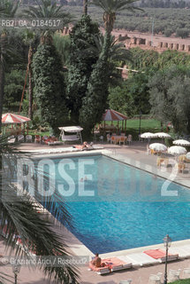 ( MAROCCO ) MARRAKECH :  -  HOTEL LA MAMOUNIA  - © 1996 Graziano Arici/Rosebud2 / GEO / SUITE CHURCHILL