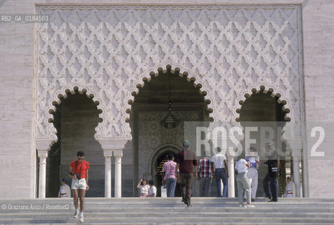 ( MAROCCO ) RABAT :  IL MAUSOLEO DI RE MOHAMED V  - © 1996 Graziano Arici/Rosebud2 / GEO /