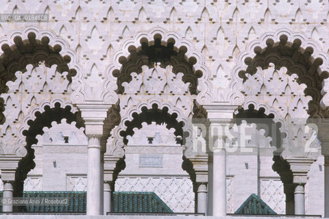 ( MAROCCO ) RABAT :  IL MAUSOLEO DI RE MOHAMED V   - © 1996 Graziano Arici/Rosebud2 / GEO /
