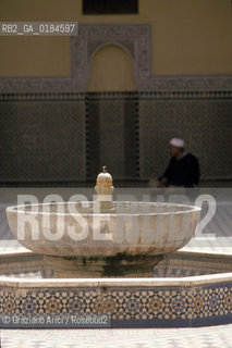 ( MAROCCO ) MEKNES :  LA CITTA IMPERIALE -  MAUSOLEO DI MOULAY ISMAIL I  - © 1996 Graziano Arici/Rosebud2 / GEO / FONTANA