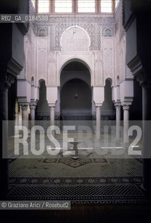 ( MAROCCO ) MEKNES :  LA CITTA IMPERIALE -  MAUSOLEO DI MOULAY ISMAIL I  - © 1996 Graziano Arici/Rosebud2 / GEO /