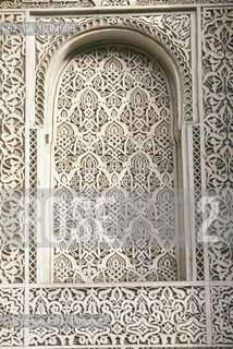 ( MAROCCO ) MEKNES : - MEDERSA  (MADRASA ) SCUOLA CORANICA BOU INANIA   - © 1996 Graziano Arici/Rosebud2 / GEO