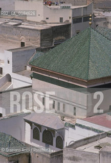 ( MAROCCO ) MOULAY IDRISS : IL SANTUARIO   - © 1996 Graziano Arici/Rosebud2 / GEO /