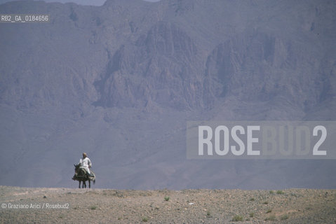 ( MAROCCO ) MAROCCO DEL SUD :IL MASSICCIO DELLATLANTE NEI DITORNI DI  ER-RACHIDIA   - © 1996 Graziano Arici/Rosebud2 / GEO /
