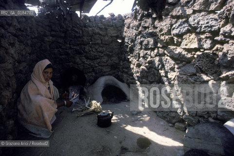( MAROCCO ) MAROCCO DEL SUD : ZONA PRESEDERTICA DEL TAFILALET  - OASI DI RISSANI - © 1996 Graziano Arici/Rosebud2 / GEO / ERG CHEBBI / POPOLAZIONI BERBERE NOMADI