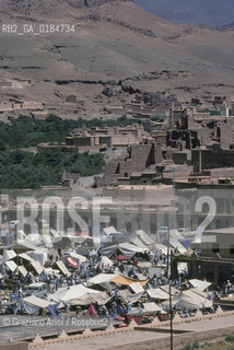 ( MAROCCO ) MAROCCO DEL SUD : OASI DI TINEGHIR  - © 1996 Graziano Arici/Rosebud2 / GEO