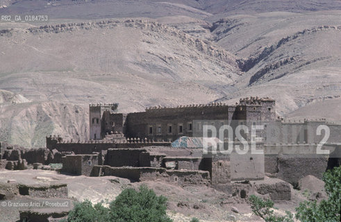 ( MAROCCO ) ATLANTE : KASBAH DI TELOUET  - © 1996 Graziano Arici/Rosebud2 / GEO