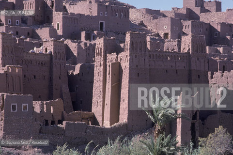 ( MAROCCO ) SUD DEL MAROCCO : KASBAH DI AIT BENHADDOU   - © 1996 Graziano Arici/Rosebud2 / GEO