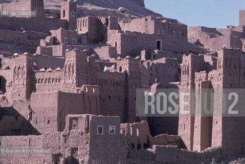 ( MAROCCO ) SUD DEL MAROCCO : KASBAH DI AIT BENHADDOU   - © 1996 Graziano Arici/Rosebud2 / GEO
