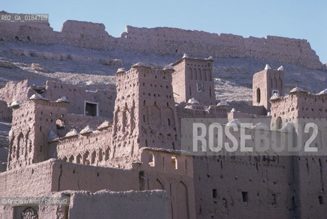 ( MAROCCO ) SUD DEL MAROCCO : KASBAH DI AIT BENHADDOU   - © 1996 Graziano Arici/Rosebud2 / GEO