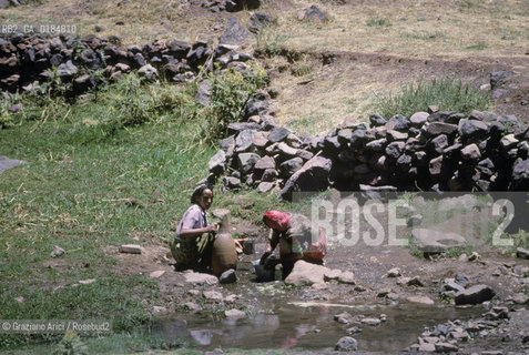 ( MAROCCO ) ALTO ATLANTE : VILLAGGIO  - © 1996 Graziano Arici/Rosebud2 / GEO