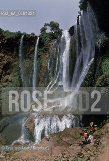 ( MAROCCO ) ALTO ATLANTE : CASCATE DI OUZOUD  - © 1996 Graziano Arici/Rosebud2 / GEO
