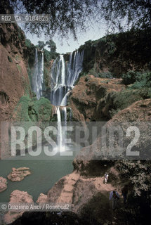 ( MAROCCO ) ALTO ATLANTE : CASCATE DI OUZOUD  - © 1996 Graziano Arici/Rosebud2 / GEO
