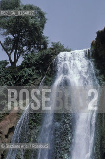 ( MAROCCO ) ALTO ATLANTE : CASCATE DI OUZOUD  - © 1996 Graziano Arici/Rosebud2 / GEO