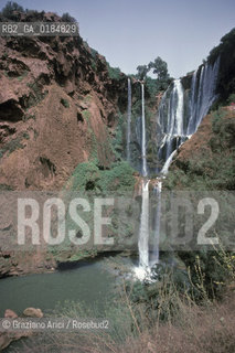 ( MAROCCO ) ALTO ATLANTE : CASCATE DI OUZOUD  - © 1996 Graziano Arici/Rosebud2 / GEO / ACQUA