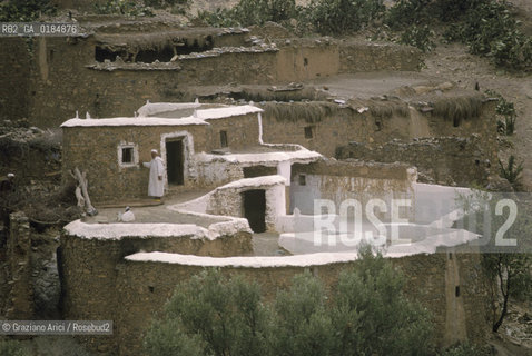( MAROCCO ) ATLANTE: VALLE DI TAFRAUTE  - © 1996 Graziano Arici/Rosebud2 / GEO