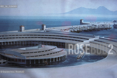 ( TUNISIA ) SCAVI ARCHEOLOGICI DI CARTAGINE : ANTICO PORTO PUNICO  - © 1996 Graziano Arici/Rosebud2 / GEO /  RICOSTRUZIONE