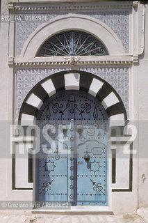 ( TUNISIA ) SIDI BOU SAID : PORTA - © 1996 Graziano Arici/Rosebud2 / GEO