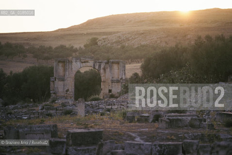 ( TUNISIA ) SITO ARCHEOLOGICO DI DOUGGA  - © 1996 Graziano Arici/Rosebud2 / GEO