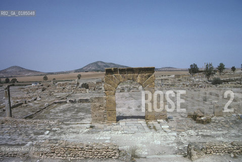 ( TUNISIA ) SITO ARCHEOLOGICO DI THUBURBO MAGNUS - © 1996 Graziano Arici/Rosebud2 / GEO