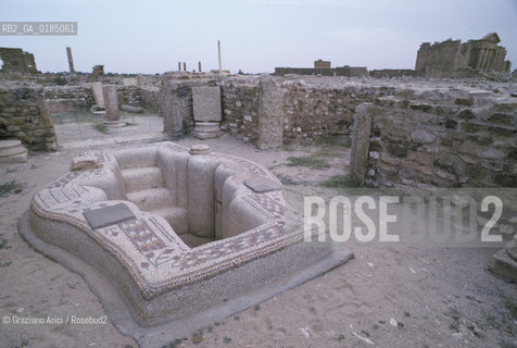 ( TUNISIA ) SITO ARCHEOLOGICO DI SBEITLA : FONTE BATTESIMALE  - © 1996 Graziano Arici/Rosebud2 / GEO