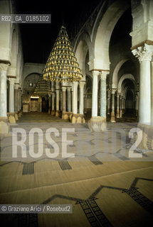 ( TUNISIA ) KAIROUAN : LA GRANDE MOSCHEA ( DJAMA SIDI OQBA ) - © 1996 Graziano Arici/Rosebud2 / GEO