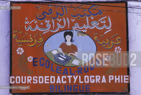 ( TUNISIA )  OASI  DI NEFTA - © 1996 Graziano Arici/Rosebud2 / GEO /  INSEGNA