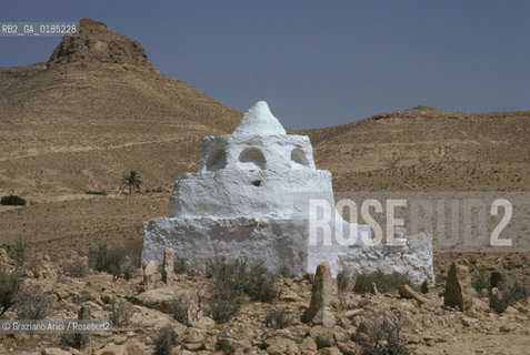 ( TUNISIA )  OASI DI DUIRAT : MARABOUT   - © 1996 Graziano Arici/Rosebud2 / GEO
