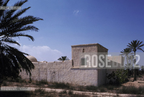 ( TUNISIA )  ISOLA DJERBA ( JERBA ) : CASA - © 1996 Graziano Arici/Rosebud2 / GEO / ARCHITETTURA