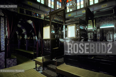 ( TUNISIA )  ISOLA DJERBA ( JERBA ) : LA SINAGOGA LA GHRIBA - © 1996 Graziano Arici/Rosebud2 / GEO /  EBREI