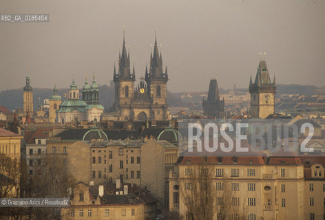 ( REPUBBLICA CECA ) PRAGA : QUARTIERE DI STARE MESTO - VEDUTA  - © 1986 Graziano Arici/Rosebud2 / GEO