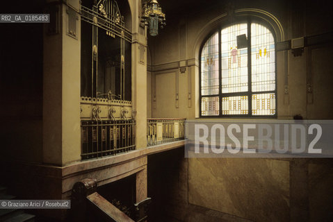 ( REPUBBLICA CECA ) PRAGA : PALAZZO OBECNI DUM - © 1986 Graziano Arici/Rosebud2 / GEO  / ARCHITETTURA MODERNA CONTEMPORANEA / SECESSIONE