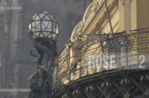 ( REPUBBLICA CECA ) PRAGA : PALAZZO OBECNI DUM - © 1986 Graziano Arici/Rosebud2 / GEO  / ARCHITETTURA MODERNA CONTEMPORANEA / SECESSIONE