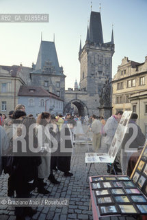( REPUBBLICA CECA ) PRAGA :  IL PONTE CARLO ( KARLUV MOST ) - © 1986 Graziano Arici/Rosebud2 / GEO