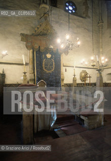 ( REPUBBLICA CECA ) PRAGA : JOSEFOV ( GHETTO EBRAICO )  - STARONOVA SKOLA ( SINAGOGA VECCHIO-NUOVA ) - © 1986 Graziano Arici/Rosebud2 / GEO / EBREI