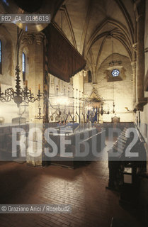 ( REPUBBLICA CECA ) PRAGA : JOSEFOV ( GHETTO EBRAICO )  - STARONOVA SKOLA ( SINAGOGA VECCHIO-NUOVA ) - © 1986 Graziano Arici/Rosebud2 / GEO / EBREI