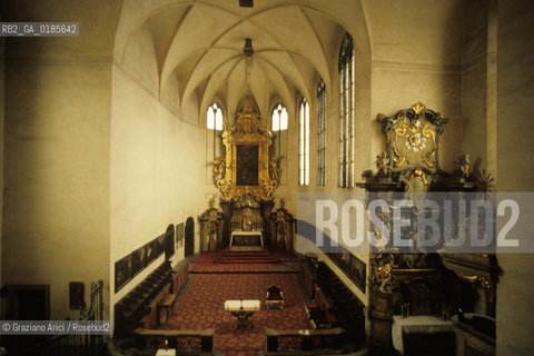 ( REPUBBLICA CECA ) PRAGA : IL CASTELLO ( HRADCANY ) - LA CAPPELLA  - © 1986 Graziano Arici/Rosebud2 / GEO