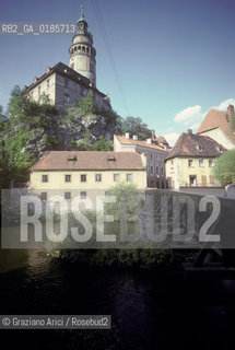 ( REPUBBLICA CECA ) - BOEMIA -  CESKY KRUMLOV : LO ZAMEK ( IL CASTELLO )  - © 1986 Graziano Arici/Rosebud2 / GEO
