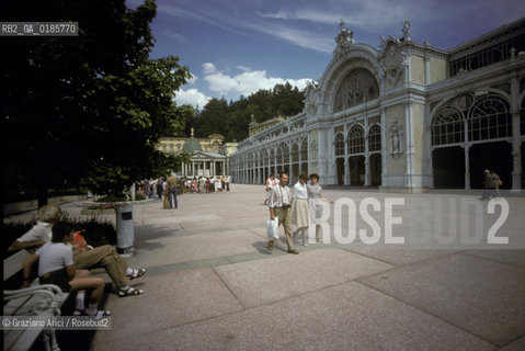 ( REPUBBLICA CECA ) -  BOEMIA  -  MARIANSKE LAZNE  ( MARIENBAD ) -  LE TERME   - © 1986 Graziano Arici/Rosebud2 / GEO / TERME / ACQUA