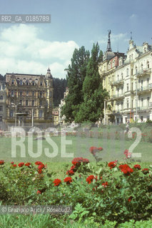 ( REPUBBLICA CECA ) -  BOEMIA  -  MARIANSKE LAZNE  ( MARIENBAD ) -   GIARDINI  - © 1986 Graziano Arici/Rosebud2 / GEO / TERME / ACQUA