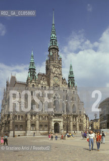 ( REPUBBLICA CECA ) -  BOEMIA  -  LIBEREC : IL MUNICIPIO   - © 1986 Graziano Arici/Rosebud2 / GEO