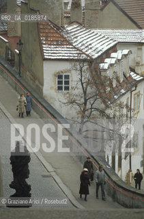 ( REPUBBLICA CECA ) PRAGA : IL QUARTIERE DI MALA STRANA - © 1986 Graziano Arici/Rosebud2 / GEO