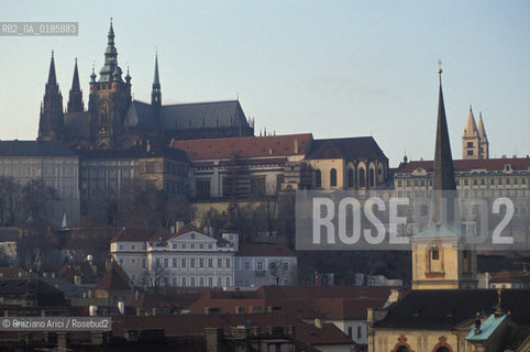 ( REPUBBLICA CECA ) PRAGA : IL CASTELLO ( HRADCANY) - © 1986 Graziano Arici/Rosebud2 / GEO