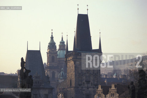 ( REPUBBLICA CECA ) PRAGA : IL QUARTIERE DI MALA STRANA  - © 1986 Graziano Arici/Rosebud2 / GEO