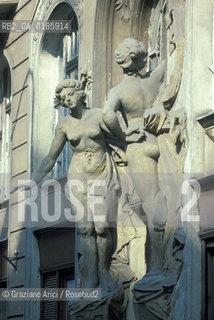 ( REPUBBLICA CECA ) PRAGA : STARE MESTO - CASA  - © 1986 Graziano Arici/Rosebud2 / GEO