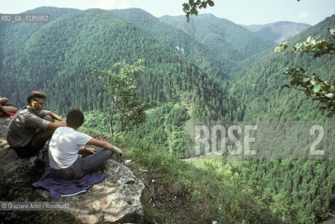 ( REPUBBLICA SLOVACCA  ) -  SLOVACCHIA  - PARCO DETTO  PARADISO SLOVACCO   - © 1986 Graziano Arici/Rosebud2 / GEO